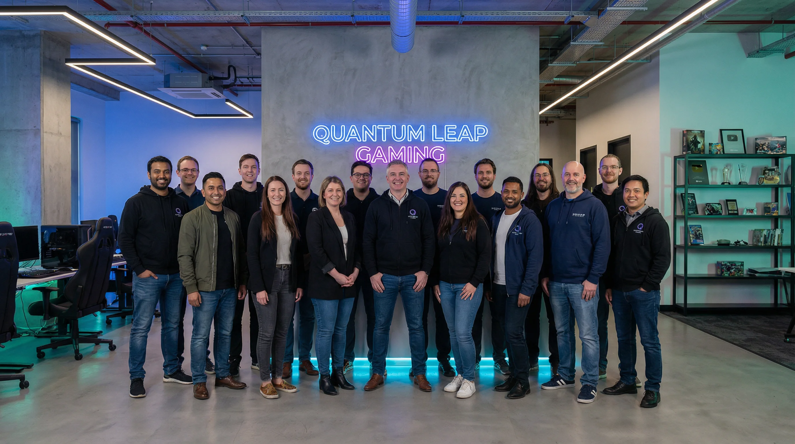 PG模拟器专业团队合影